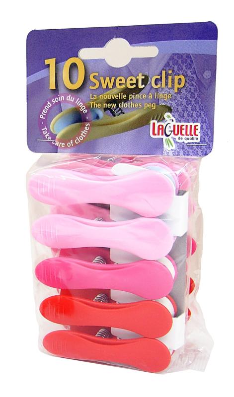 Laguelle スウィートクリップ 10pcsセット レッド 0101-023
