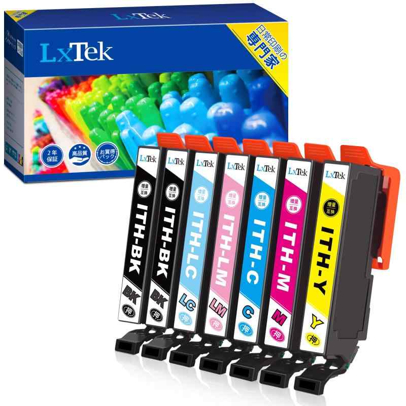 Panasonic - LxTek ITH-6CL エプソン用 イチョウ インク ITH-6CL 6色セット+ITH-BK (合計7本) 増量タイプ EPSON対応 いちょう EP-811AB EP-811AW EP-709A EP-710A EP-711A EP-810AB