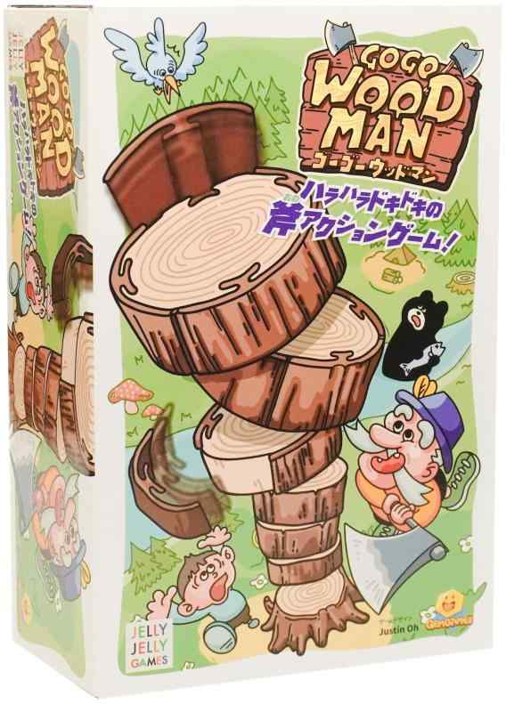 乐天商城 - JELLYJELLYGAMES ゴーゴーウッドマン 木のアクションバランスゲーム 2-7人用 5歳以上