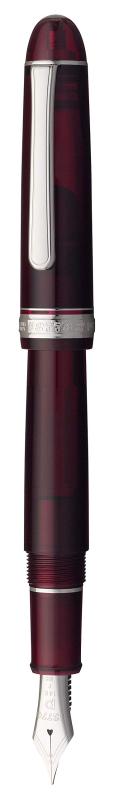 プラチナ万年筆 万年筆 #3776 センチュリーロジウム ブルゴーニュ 太字 PNB-18000CR #71-4 本体サイズ:139.5x15.4mm/太/20.5g