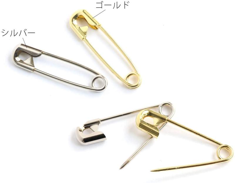 マーゼンプロダクツ MERZEN スナッピン 安全ピン シルバー 31mm 100本 AC112-2 ニ...