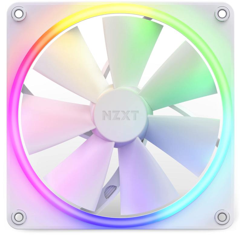 NZXT F140RGB 140mm x2 RGBコントローラ付属 ホワイト PCケースファン RF-R14DF-W1 FN1768