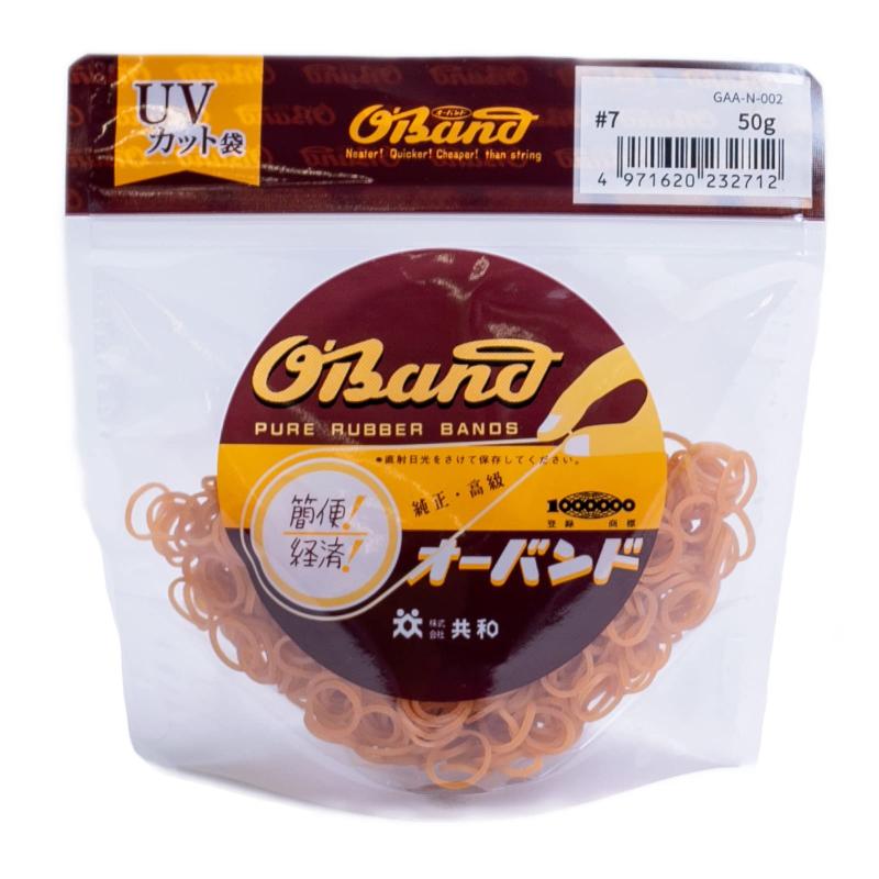 樂天商城 - 輪ゴム オーバンド #7 < 50g透明袋 > アメ色 最小サイズ 少量 包装 ゴムバンド 全サイズ73 共和