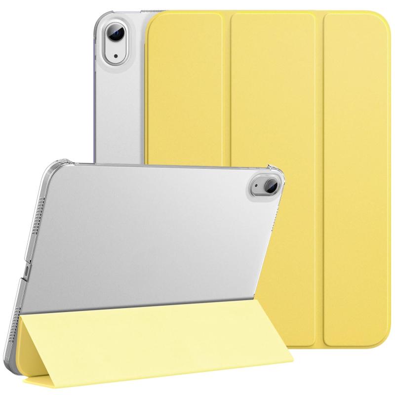 Dadanism iPad 11世代 A16/10世代 2025 ケース 11インチ 10.9インチ カバー 三つ折り スタンドケース PC「対応機種」 New iPad (A16) 11インチ 第11世代（モデル番号：A3354/A3355/A3356）及び iPad 第10世代 2022 10.9インチ（モデル番号：A2696/A2757/A2777）向けに専用設計された半透明バックケースです。iPad Air 11 第7世代(M3)(×）、iPad Air 11 第6世代(M2)(×）、iPad Air 10.9インチ 第5/4世代（×）、又は他の機種に適用出来ませんので、ご購入の前にお手元のタブレット機種をご確認ください。「前蓋PUレザー＋背面半透明PC」　ケースの蓋は耐久性に優れた高級PUレザーで仕上げられて、インナーの素材は柔軟なマイクロファイバー製で、端末が摩擦により発生する擦り傷を和らげます。iPadをしっかりと保護できます。背面ケースは無色半透明PC製で薄型一体式手帳型全保護仕様となっており、優しい手触り感じがして、取付やすくなっています。「三つ折り・スタンド機能」　カバーを折れる仕様にデザインして、折巻きしてスタンドになれて、二つの置く角度調整できて、両手解放で動画観賞や、タイピング、ゲームなども快適にご利用頂けます。「オートスリープ機能」　オートスリープ機能でカバーを開ける閉めることで電源自動的にオン・オフなります。マグネット内蔵されているためカバンに入れてもカバーが勝手に開けることを心配必要なくしっかり閉められます。「ぴったり着装」　専用設計された全面保護ケースとなっているため、ケースを装着したまま電源ボタン、音量ボタン、写真を撮る、充電等すべての機能にアクセスできます。デザインはファッションですから学生やビジネスマンやサラリーマンなどにとても合います。