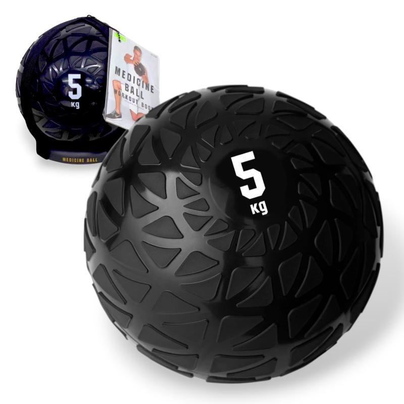 乐天商城 - La-VIE(ラヴィ) メディシンボール 5kg トレーニングマニュアル付き 台座付き 3B-3436 【メーカー純正品】