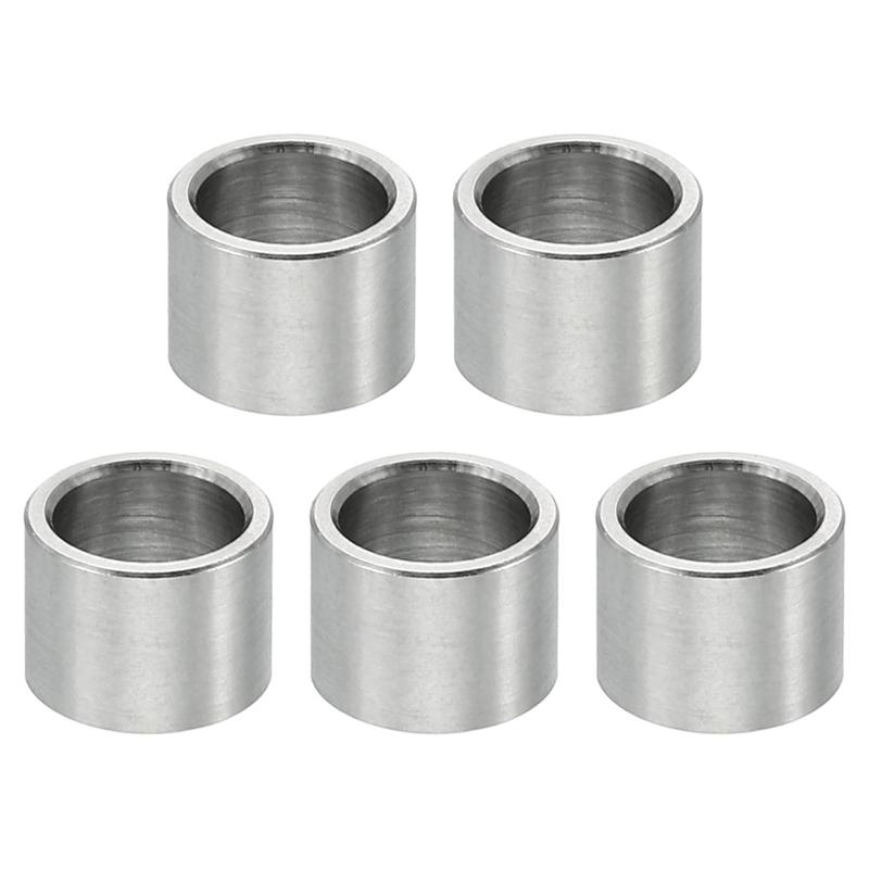 Rakuten - PATIKIL M6ステンレススペーサー 5個セット メタルスペーサー ステンレススチール 6.1mm内径×8mm外径×6mm長 ステンレススチールスペーサースクリュースタンドオフ 1/4" M6スクリューボルト用