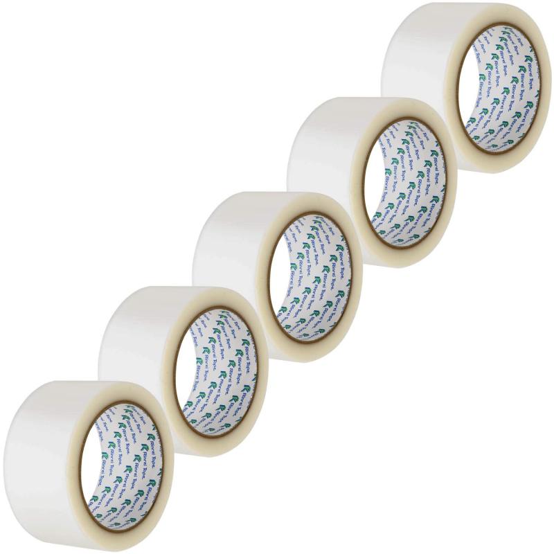 リンレイテープ 養生テープ PEテープ 50mm×25m 5巻 透明 621C_5