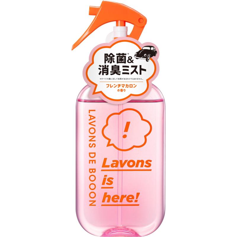ラボン(Lavons) ・デ・ブーン [クルマ用ファブリックミスト] 220ml フレンチマカロン [フルーティフローラル] の香り