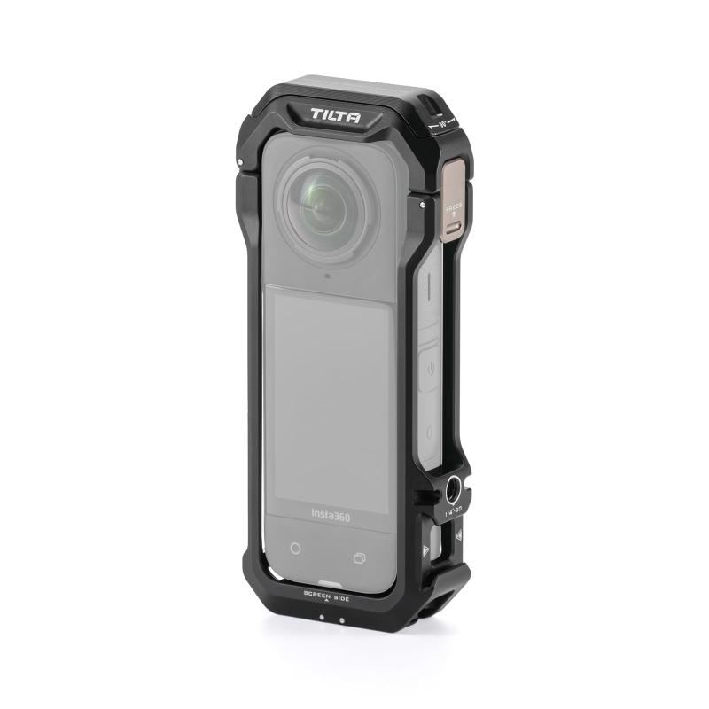 Rakuten - TILTA フルカメラケージ Insta360 X4対応 コールドシューレシーバー付 1/4"-20スレッド ロケートポイント付 TA-T67-FCC-B