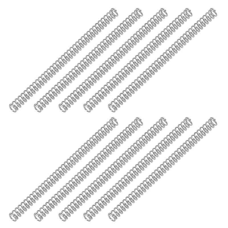 Rakuten - PATIKIL 圧縮ばね 0.3x2x30 mm スプリング 押しバネ 304ステンレス鋼 機械延長小バネ 工具 DIYプロジェクト 修理用 10個