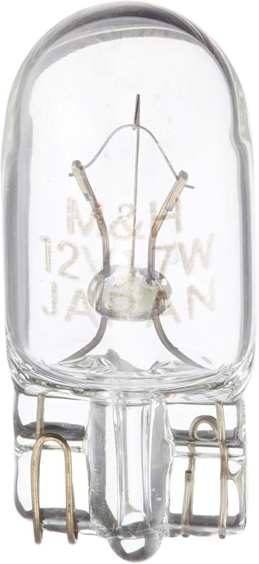 M&amp;Hマツシマ 電球 12V1.7W クリアー T10 ウェッジ 2個入 AWB11 ライト バルブ