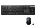 エレコム ワイヤレスキーボード マウスセット メンブレン 薄型 フルキーボード ブラック TK-FDM110MBK