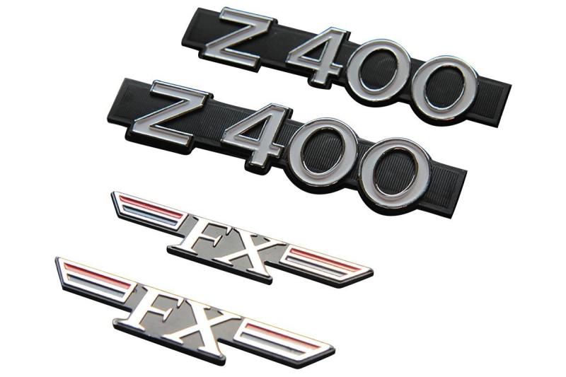 Rakuten - 【426】 Z400FX サイドカバーエンブレム 1台分セット E1〜 Z400FX-EMBLEMSET Z400FX-EMBLEMSET