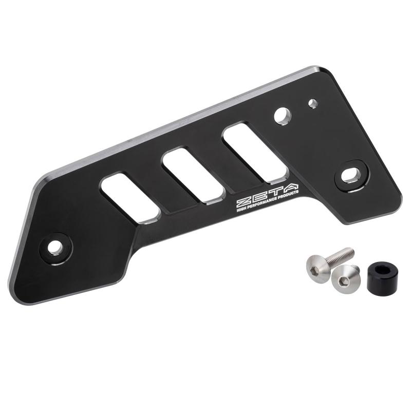 ジータレーシング(ZETA RACING) MONKEY125 (JB02/JB03/JB05)'19-25 ヒールガード ブラック 接触防止 高強度アルミ合金 ドレスアップ ダートフリーク Dirtfreak F6392