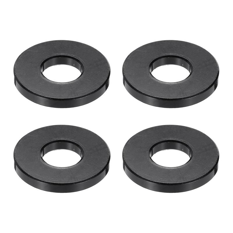 Toilet Articles - PATIKIL 4個 スペーサー アルミ M6メタルスペーサー 6.2mm 内径 x 15mm 外径 x 2mm 長さ アルミニウム製 丸型スタンドオフ M6ネジ用 非ねじ 産業機械用 黒