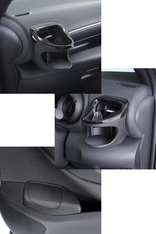 槌屋ヤック(Tsuchiya Yac) 車種専用品 ドリンクホルダー ゴミ箱 セット 運転席用 助手席用 ヤリス ヤリスクロス GRヤリス 専用 SY-YA1 SY-YA2 SY-YA3