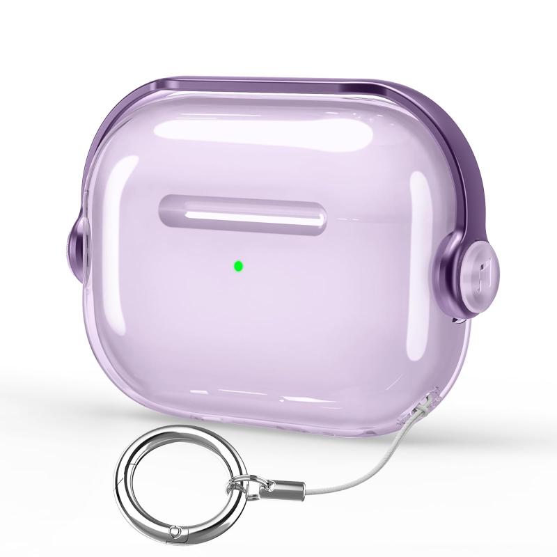 AirPods ���꡼�� ������ ���å��դ� TPU �ݸ���� LED�Ļ� �Ѿ׷� �磻��쥹�����б� ����ӥ��դ�