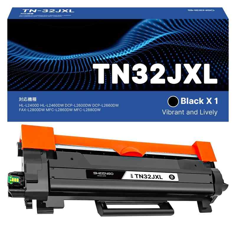 SONY - TN32JXL TN-32Jトナーカートリッジ ブラック 1本セット 約3000枚ページ大容量 ブラザー(Brother)対応 互換トナーカートリッジ TN-32JXL トナー 大容量タイプ ブラザー対応 DCP-L2660DW、MFC-L2880DW、