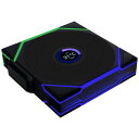 LIANLI 120mm ARGBケースファン リバースモデル UNI FAN RS TL LCD Wireless 120 BK Single Pack 1.6インチ液晶ディスプレイ搭載 2.4GHzワイヤレス ケーブルマネージメント不要 FDB LC