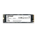 Patriot Memory P300 2TB M.2 SSD 2280 NVMe PCIe Gen 3x4 内蔵型SSD P300P2TBM28