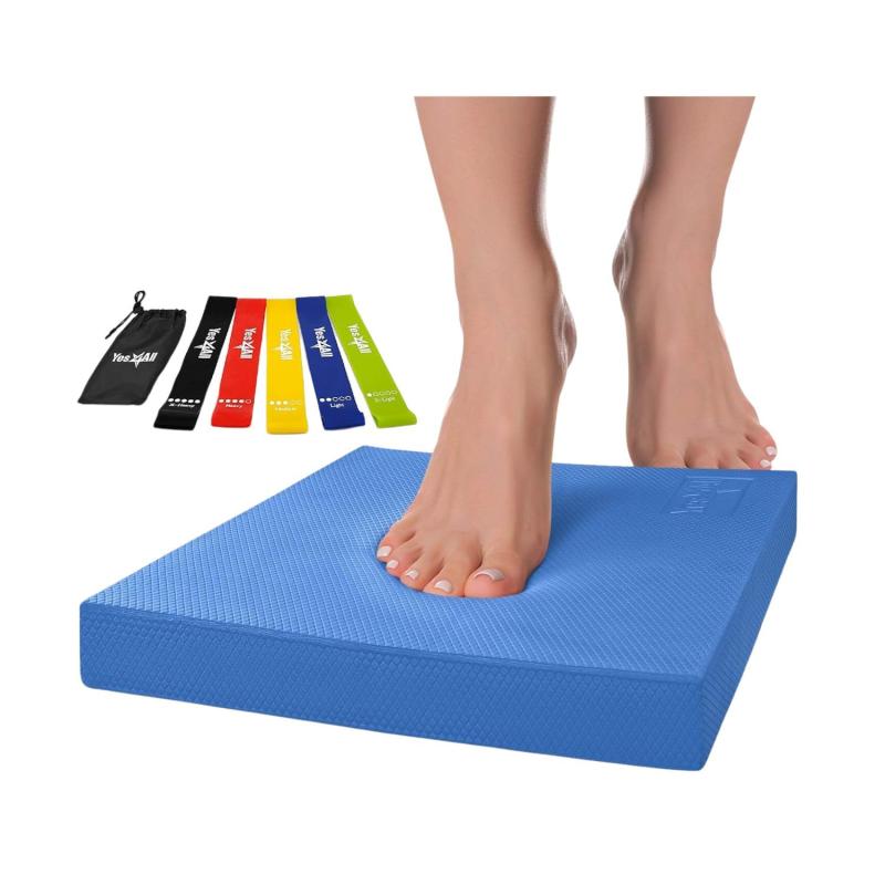 イエスフォーオール(Yes4All) バランスパッド・レジスタントバンドセット エクササイズ用フォームクッ..