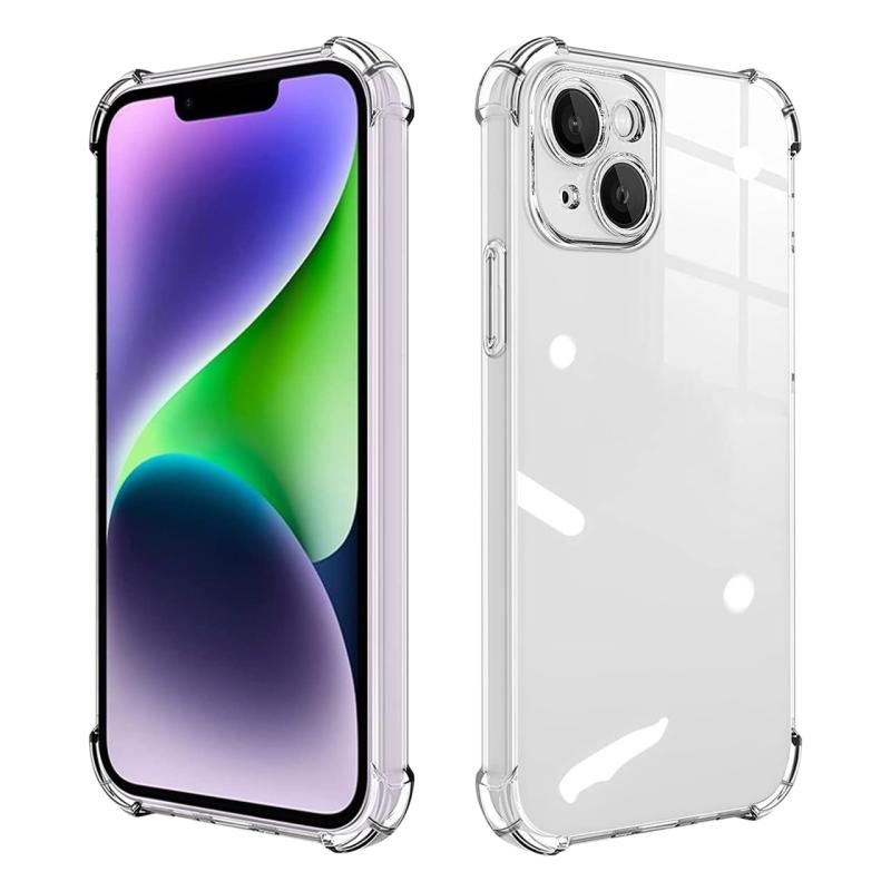 seninhi 対応 iPhone 14 ケース 四隅强化保護 iPhone14 カバー TPUカバー 液晶 スマート アイフォン 14 TPUカバー あいほん14 保護ケース 保護カバー 日本AGC旭硝子素材製 【 高い透明度 黄変しにくい 指