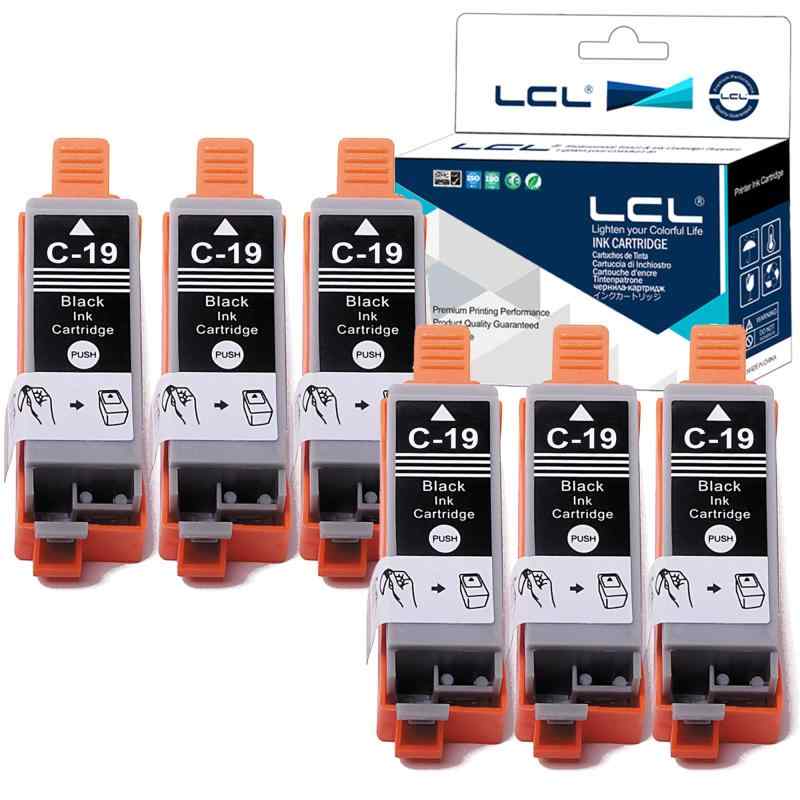 Rakuten - LCL Canon用 キャノン用 BCI-19 BCI-19BK （6パック ブラック） 互換インクカートリッジ 対応機種：PLXUS IP100 iP110 MINI260 MINI360 TR153 TR163