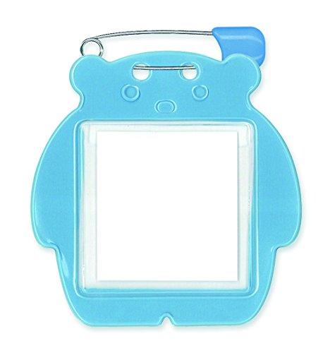 Rakuten - 共栄プラスチック　クマ型　名札　1枚パック　　C－72－1－ (S　スカイ)