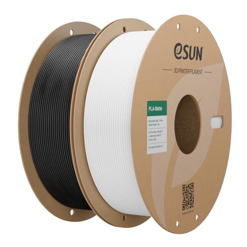 樂天商城 - eSUN アップグレード版 マット PLA フィラメント 1.75mm、マット PLA 3D プリンタ フィラメント、光沢のないカラー、フロステッドテクスチャー、1KG スプール (2.2 LBS) 3D プリンティング フィラメ