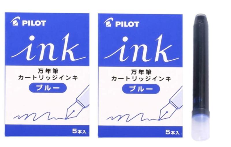 【2個セット】パイロット 万年筆用カートリッジインキ 5本入 ブルー IRF-5S-L