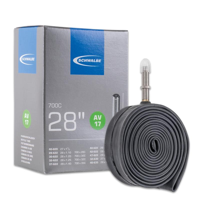 SCHWALBE(シュワルベ) 【正規品】700×28/45C用チューブ 米式 40mmバルブ 17AV