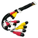 カーナビ用 ケンウッド KNA-17AV 互換 AV プリアウト 拡張ケーブル MDV 彩速ナビ RCA ウーファー アンプ モニター 接続 配線 変換 コード