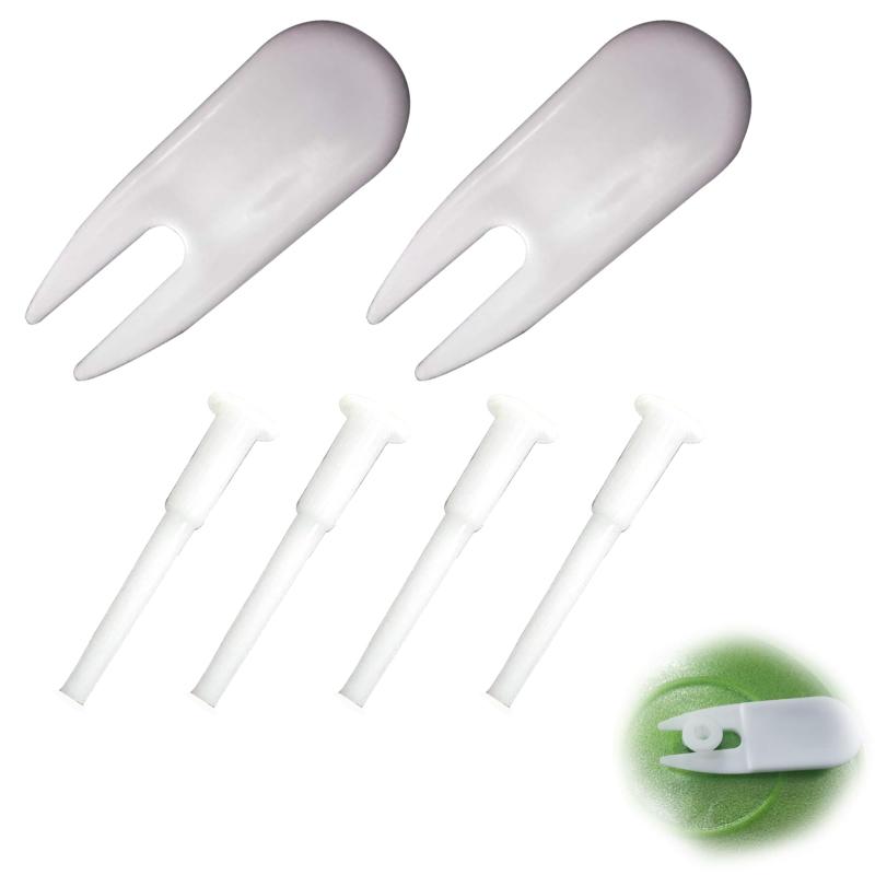 FineGood 空気き クリップ セット （クリップ2つ栓4つです）エアプラグボールニードル交換キット 栓 ヨガボールユニバーサルインフレータブルプル、バランスボール空気栓 セット インフレー