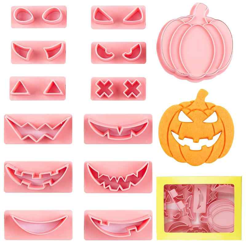 ハロウィン 型抜き クッキー型 かぼちゃ ゴースト クッキーの型 キッチンクッキング抜き型セット ビスケット お菓子作り 製菓 DIY 手作 誕生日パーティー 子供へのプレゼント
