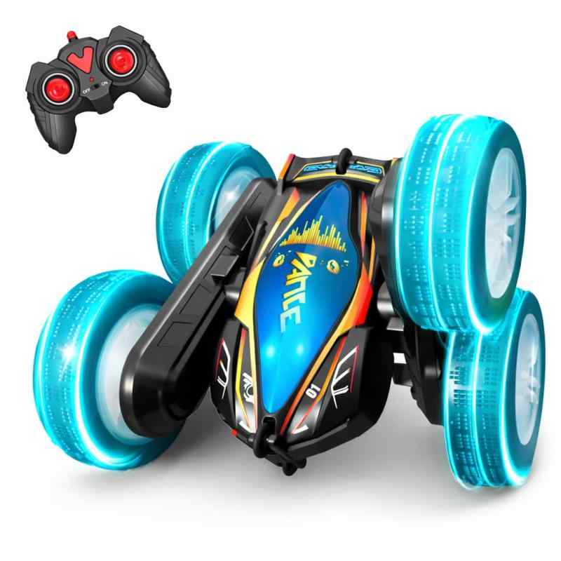 【2026年新登場ラジコンカー】 Ailivesunラジコンカー 子供向け RCカー 360度回転スタント対応 両面走行 4WD四輪駆動 オフロードラジコン LEDライト＆サウンド搭載 2.4GHz無線リモコン 高感度操作 ✅【2026年最新モデル多機能スタントラジコンカー C700】LEDライトと音楽機能を搭載した、次世代型スタントラジコンカーが2026年登場。360度回転、両面走行、スピード走行など多彩なスタント操作に対応し、見た目のインパクトと遊びやすさを両立したRCカーです。ホイールにはカラフルに光るLEDを内蔵し、暗い場所や夜間でも視認性抜群。音楽に合わせて動くようなアクションで、子供向けラジコンカーとして高い人気を誇ります。屋内・屋外どちらでも楽しめるオフロードRCカーです。✅【パワフルモーター搭載・耐衝撃設計＋充電式バッテリー2個】高出力モーターを搭載した4WDラジコンカーで、芝生・砂利道・カーペットなど様々な路面を安定して走行可能。衝撃に強いスイングアーム式ホイールと頑丈なボディ構造により、転倒や衝突にも強く、壊れにくい設計です。360度回転・両面走行に対応しているため、裏返ってもそのまま走行でき、操作が簡単。USB充電式バッテリーが2個付属し、長時間遊べるコスパの高いラジコンカーです。✅【4WD四輪駆動・多地形対応 複数台同時プレイOK】強力な4WDシステムを搭載し、フローリング、コンクリート、砂地、芝生など幅広い地形に対応。電波干渉を抑える2.4GHz仕様により、複数台同時操作も可能です。兄弟や友達と一緒にレース遊びが楽しめる、オフロード対応ラジコンカーです。✅【多彩な操作方法対応 初心者から上級者まで】基本の2.4GHzリモコン操作に加え、スマートウォッチ操作（別売）やボディタッチ操作にも対応。直感的に操作できるため、ラジコン初心者のお子様でもすぐに遊べます。操作に慣れれば、スタント走行やテクニカルな動きも可能で、ラジコン上級者にも満足いただけるオフロードラジコンです。✅【コンパクトサイズ＆軽量設計 持ち運びも簡単】本体サイズは約16×15×7cm、重さ約581gの小型・軽量設計。子供の手にも持ちやすく、公園や旅行先などへの持ち運びにも便利なラジコンカーです。省スペースで遊べるため、室内用RCカーとしてもおすすめ。小学生・中学生のお子様はもちろん、大人も気軽に楽しめます。✅【プレゼントに最適 日本語説明書付き】日本語イラスト付き取扱説明書が付属し、初めての方でも安心。自動デモモード搭載で、ボタン一つで迫力のスタント走行を楽しめます。誕生日、クリスマス、こどもの日、入学祝いなどのプレゼントに最適。男の子・女の子どちらにも喜ばれるユニセックスデザインで、子供から大人まで楽しめるラジコンカーです。