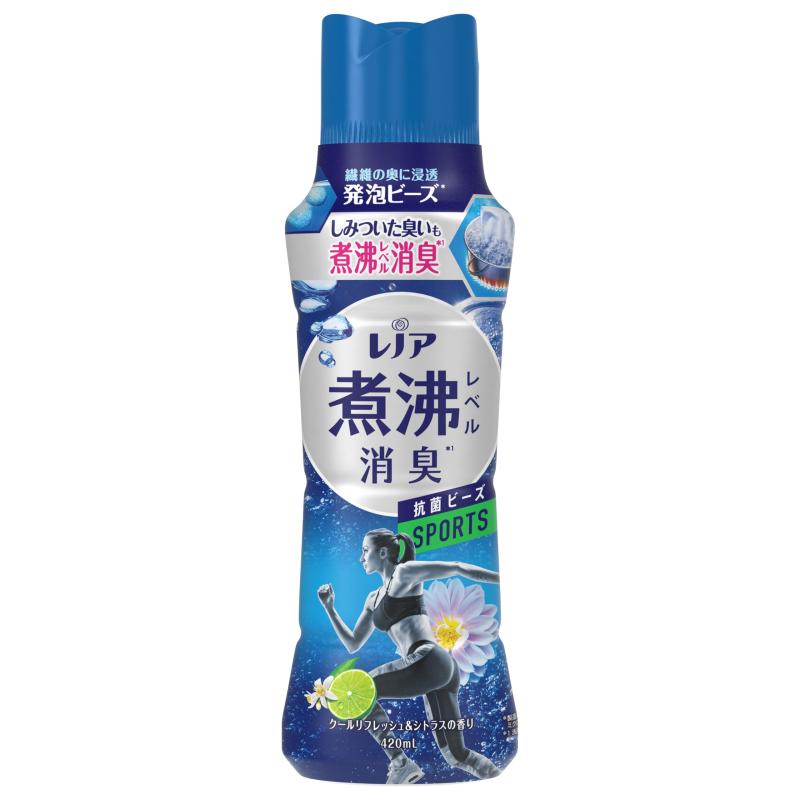 Rakuten - レノア 超消臭 煮沸レベル消臭 抗菌ビーズ SPORTS クールリフレッシュ&シトラス 本体 420mL
