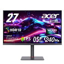 Acer ゲーミングモニター Nitro 27インチ IPS 非光沢 WQHD 240Hz 0.5ms DeltaE<2 高さ調整 HDMI2.0 Displa...