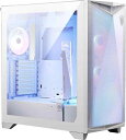 MSI MPG GUNGNIR 300R AIRFLOW WHITE 高エアフロー設計採用 ARGBファン 4基搭載 EATX PCケース MPG GUNGNI...