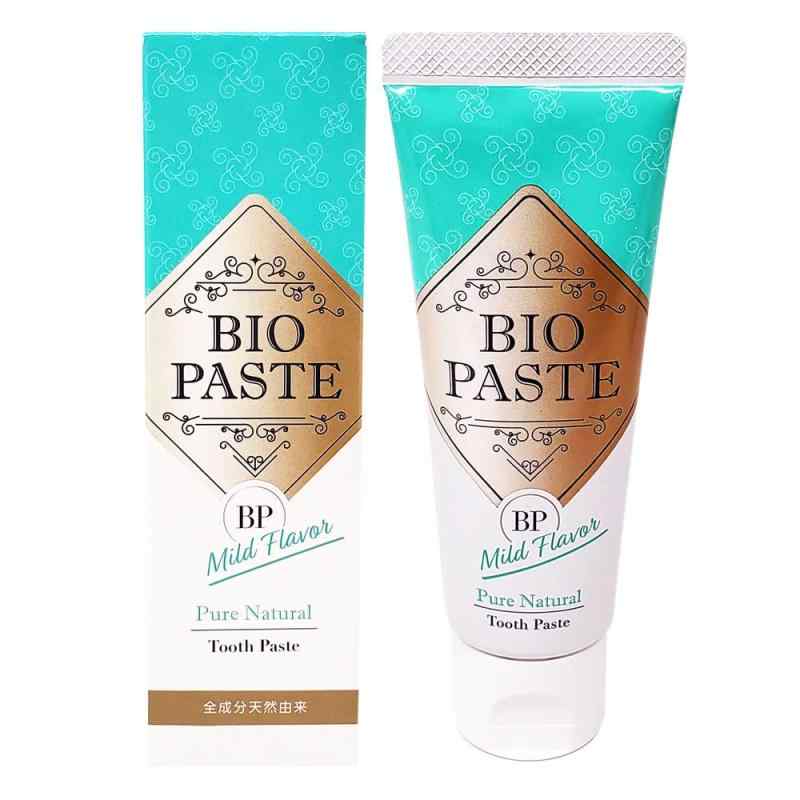 バイオペースト マイルド 60g 歯磨き粉 フッ素なし 無添加 オーガニック 子供 口臭ケア 飲み込める 研磨剤不使用 全成分天然由来の歯磨きジェル (単品)