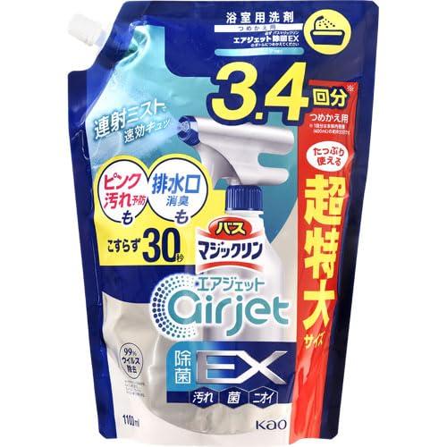 Rakuten - バスマジックリン エアジェット 除菌EX ハーバルクリアの香り つめかえ用 1100mL