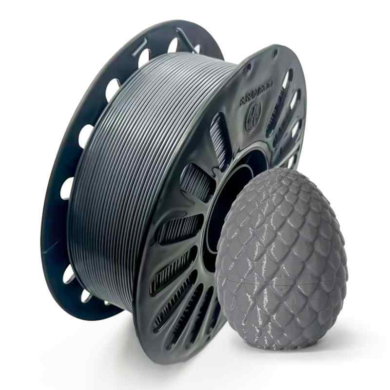 Rakuten - 高速 PETG 3Dプリンターフィラメント 寸法精度+/-0.05mm、1.75mm径 3Dプリンター用 正味量1KG (2.2LBS) スプール造形材料灰色 個別真空包装
