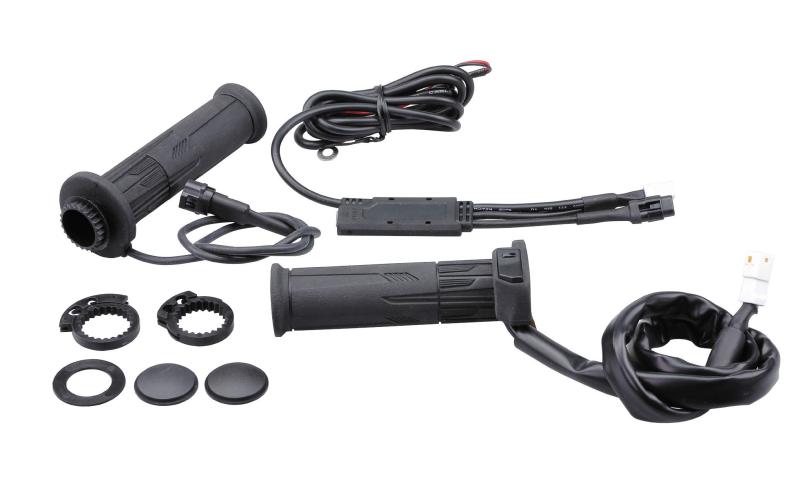 キジマ(Kijima) バイクパーツ グリップヒーター GH10 スロットル一体式 120mm ボタン式スイッチ φ22.2用 304-8214