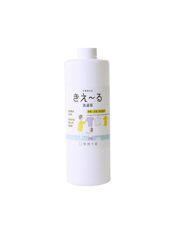 環境ダイゼン 消臭剤 洗濯用 衣類用 1L 無香料 きえ~る 善玉活性水 加齢臭や部屋干しのニオイを消臭 洗剤と一緒に入れるだけ 1本入 単品 1個