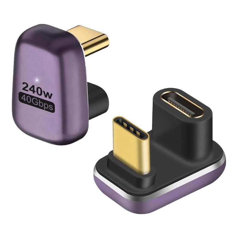 USB C�Ѵ������ץ� ������C �Ѵ� U���� 40Gbps 180�ٳ����դ� 240W ��®���� ���ͥ����� �����ǥ����� 8K@60Hz�������� MacB...