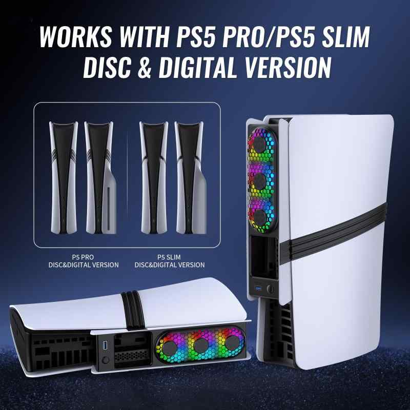 XBERSTAR PS5 Pro 冷却ファン ...の紹介画像2