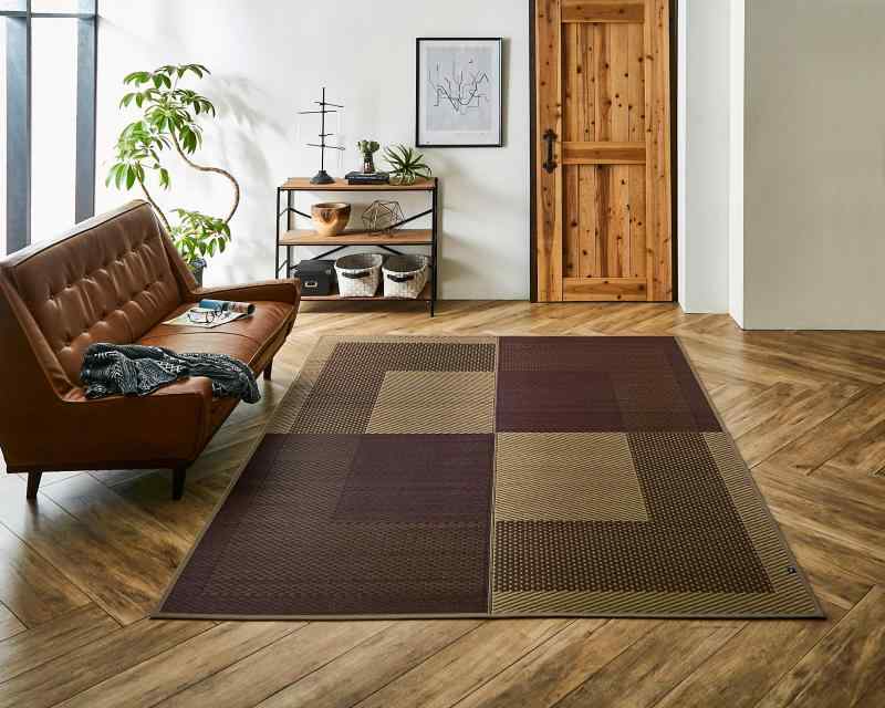 Rakuten - イケヒコ 国産 い草 ラグ カーペット DXモーニングII 約191✕250cm ベージュ #8240830
