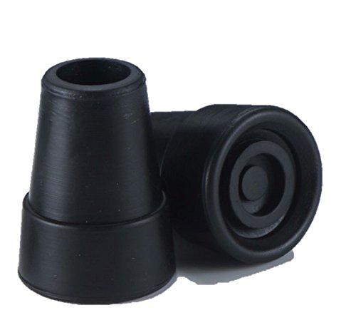 クリスタル産業 杖先ゴム(交換用) 松葉杖・ロフストランドクラッチ・歩行器用先ゴム(2個)NO.17