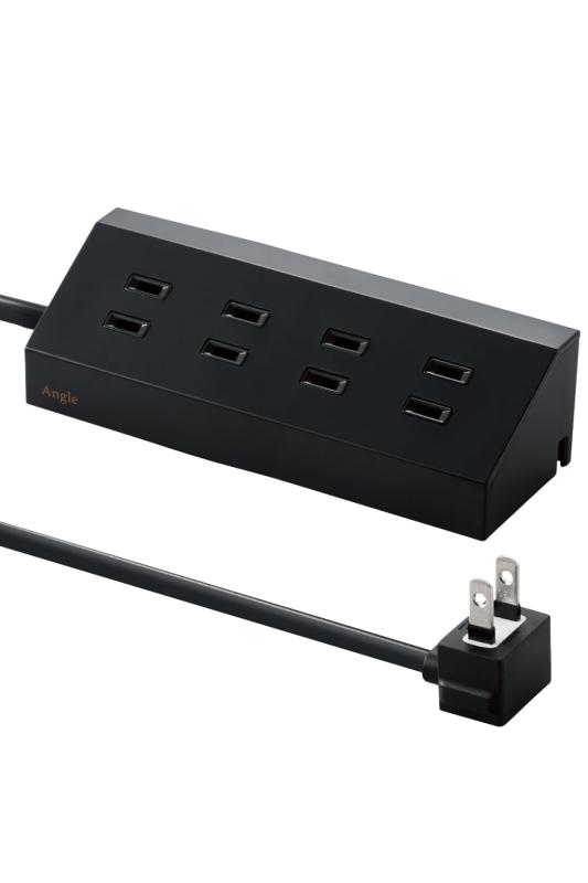 ���쥳�� �Ÿ����å� �ǥ����󥿥å� Angle �����ʡ� 4�ĸ� 2.0m �֥�å� AVT-D9-2420BK