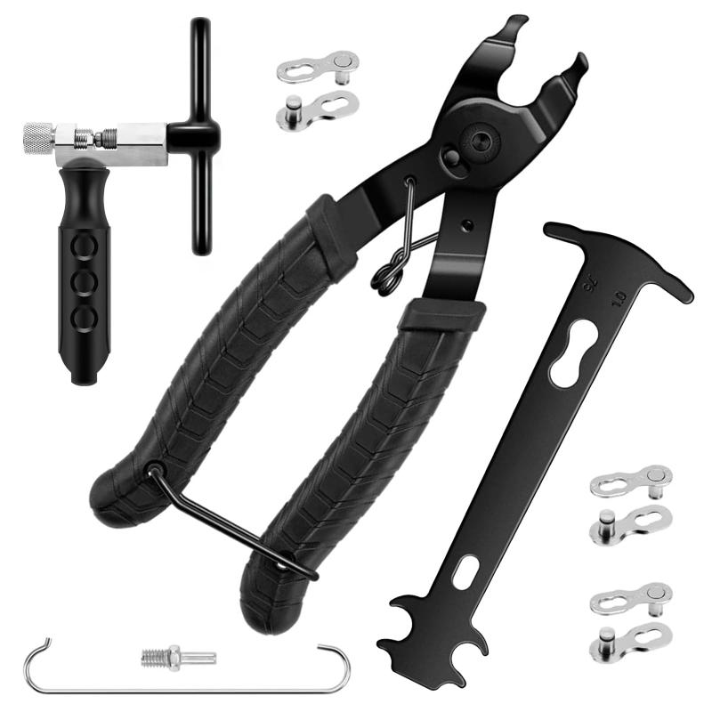 TerraShine チェーンカッター 自転車チェーンチェッカー マスターリンクプライヤー チェーンツール チェーンフック 取り外しと取り付け マウンテンバイク メンテナン