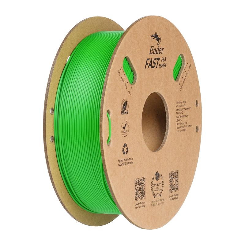 乐天商城 - Creality Ender-Fast-PLA フィラメント 高速印刷30-300mm/s 1.75mm径 正味量1KG 寸法精度±0.03mm 3Dプリンター用フィラメント もつれず 目詰まりなし ゆがみがない 反りなし 3Dプリンタ造形材料 ボール紙